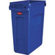 Rubbermaid prullenbak 76227901 polyethyleen blauw