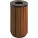 V-part prullenbak 31010578 staal bruin