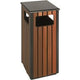V-part prullenbak 31010974 staal bruin