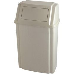 Rubbermaid prullenbak 76125511 polyethyleen crème