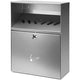 V-part asbak 31041008 rvs (roestvrij staal) zilver