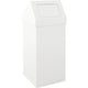 Push prullenbak dutchdesign 31009008 gepoedercoat aluminium wit