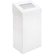Push prullenbak dutchdesign 31021833 gepoedercoat aluminium wit