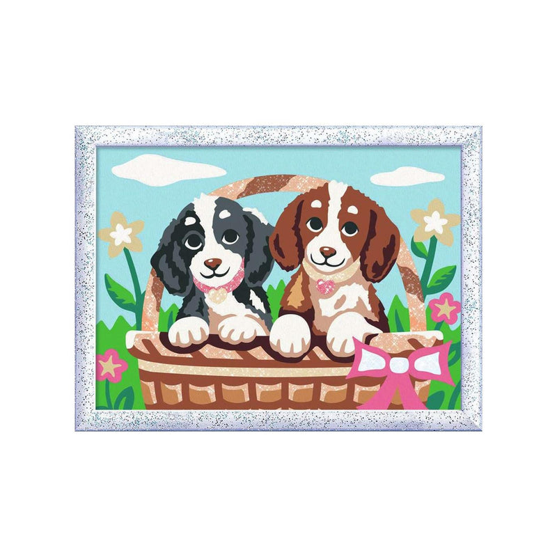 Afbeelding laden in galerijviewer, Ravensburger creart serie d honden in een mandje
