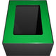 Deksel v-part 31191215 groen