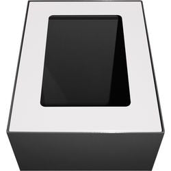 V-part deksel 31191178 gegalvaniseerd staal, gepoedercoat wit