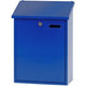 V-part brievenbus 31024940 gegalvaniseerd staal blauw