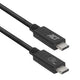 Usb-c-kabel act ac7431 zwart 1 m