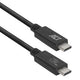 Usb-c-kabel act ac7451 zwart 0,8 m