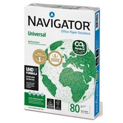 Kopieerpapier navigator universal a4 80 g m² extra glad wit 500 vellen