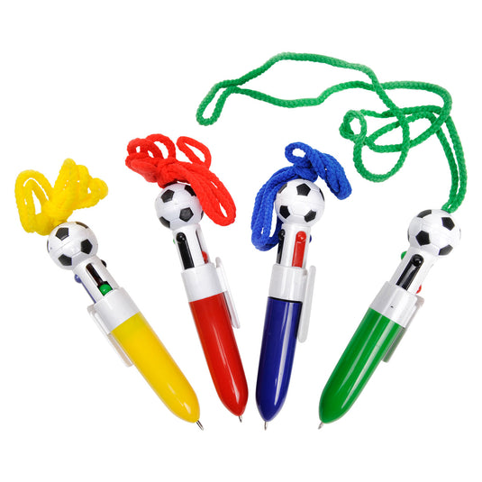 Duckiez meerkleurenpen - voetbal