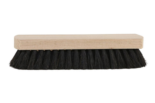 Luva schoen uitwrijfborstel haar 16 cm zwart haar