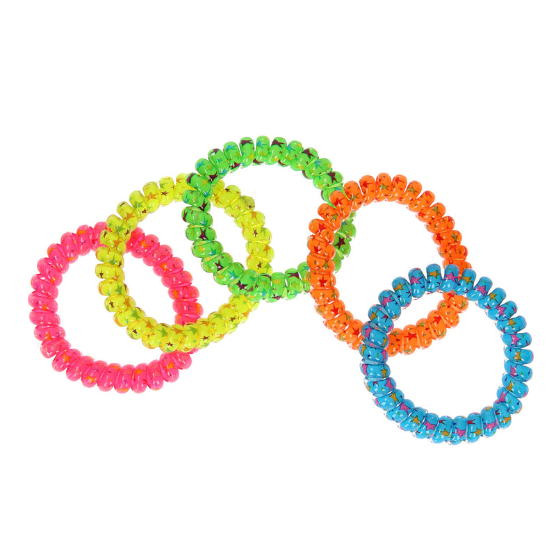 Afbeelding laden in galerijviewer, Duckiez armband neon met sterretjes
