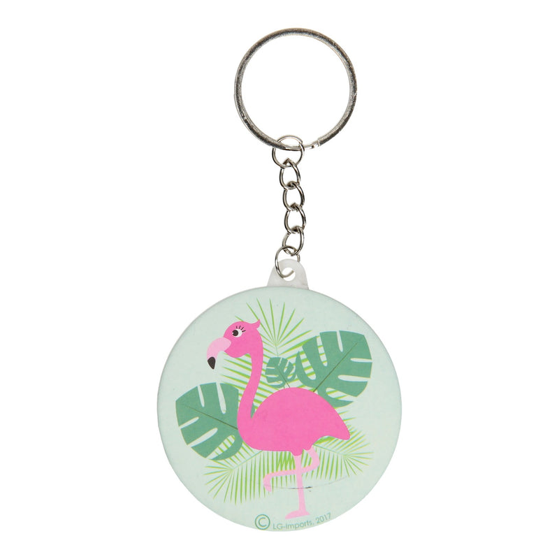 Afbeelding laden in galerijviewer, Lg-imports sleutelhanger flamingo met spiegeltje
