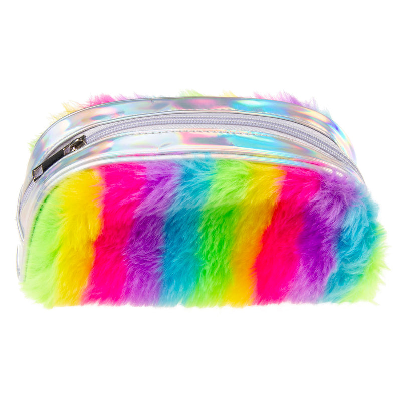 Afbeelding laden in galerijviewer, Duckiez fluffy etui regenboog
