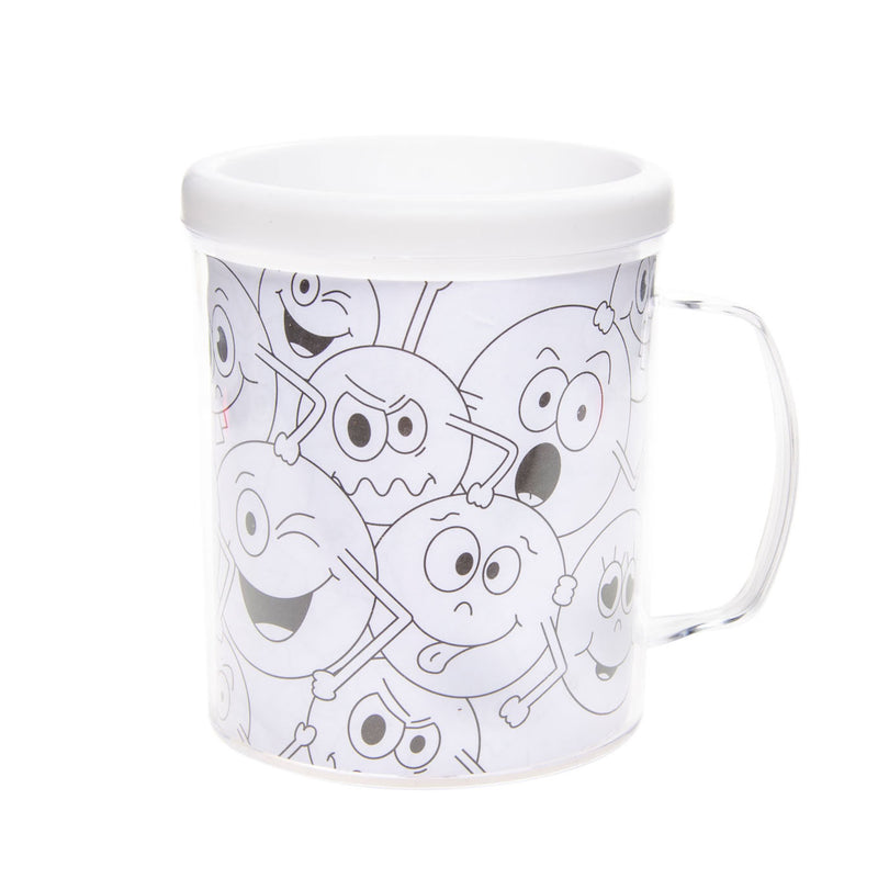 Afbeelding laden in galerijviewer, Duckiez kleur je eigen beker smiley 10 cm | 24 stuks
