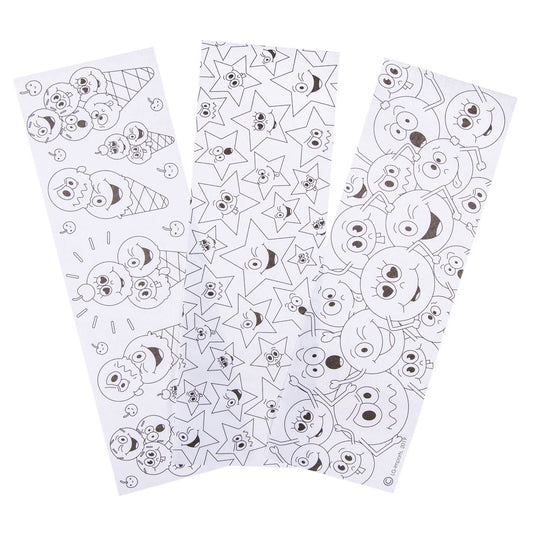 Duckiez kleur je eigen beker smiley 10 cm | 24 stuks