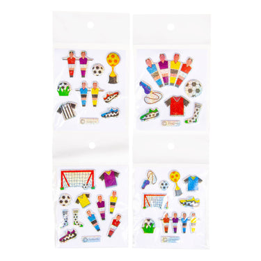 Duckiez stickers voetbal glinsterend