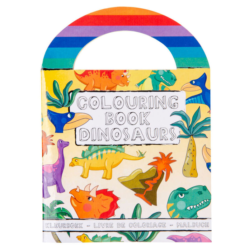 Afbeelding laden in galerijviewer, Duckiez kleurboekje met stickers dinosaurus

