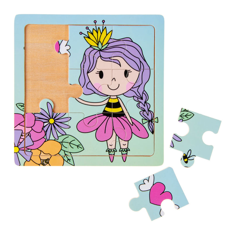Afbeelding laden in galerijviewer, Duckiez houten puzzel (prinses, eenhoorn of zeemeermin)
