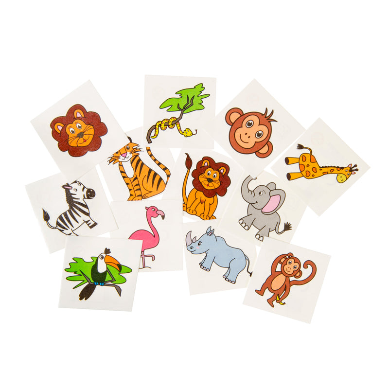 Afbeelding laden in galerijviewer, Duckiez tattoos wilde dieren, 12st.
