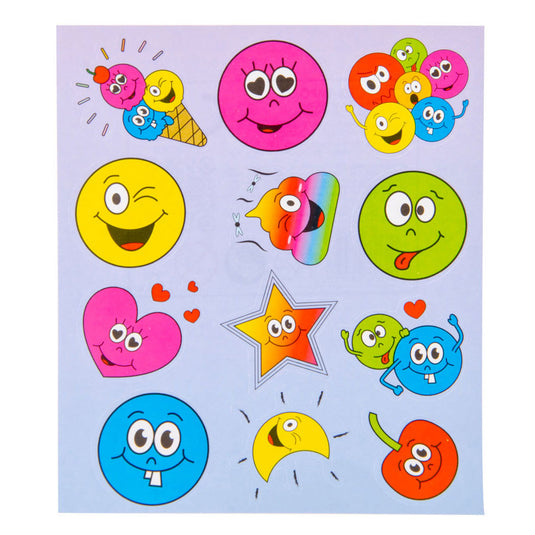 Duckiez stickervel gezichtjes