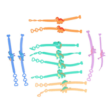 Duckiez armband dinosaurus kleur, set van 12st.