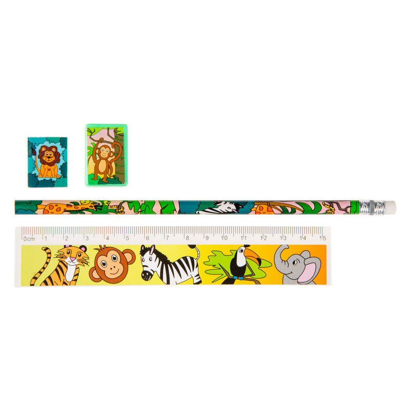 Afbeelding laden in galerijviewer, Duckiez schrijfset wilde dieren
