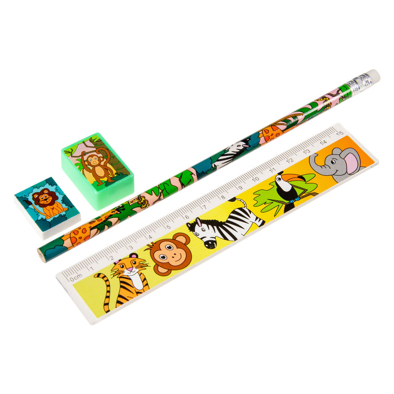 Afbeelding laden in galerijviewer, Duckiez schrijfset wilde dieren
