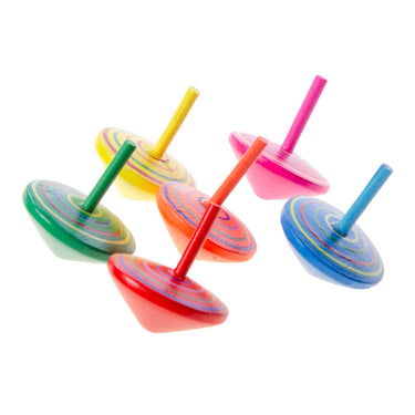 Duckiez houten tol gekleurd