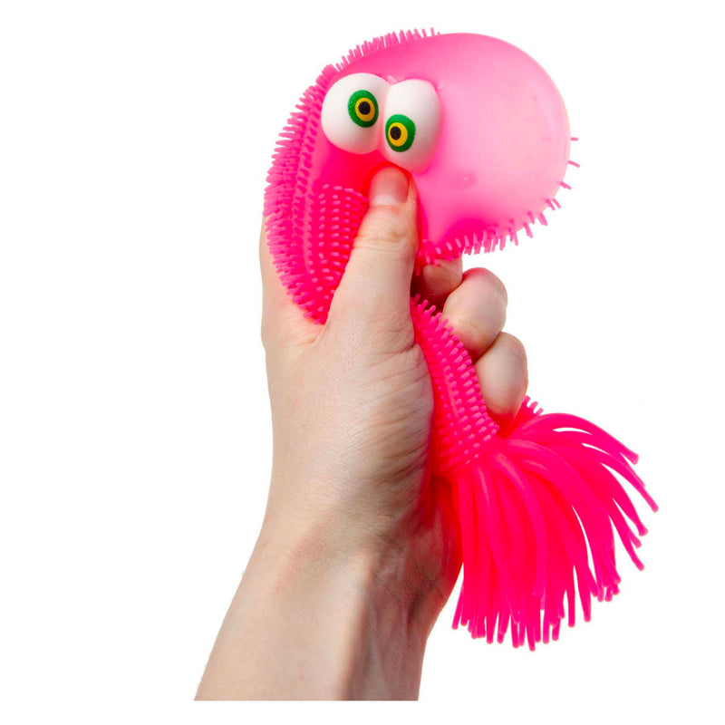 Afbeelding laden in galerijviewer, Duckiez pufferbal octopus met ogen, 22cm
