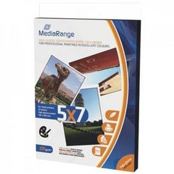 Fotopapier mediarange 13 x 18 cm 220 g m² glanzend wit 50 vellen