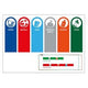 Recycling-sticker vepa bins vb 191420 assortiment
