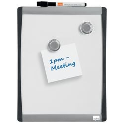 Nobo magnetisch whiteboard - 21,5 x 28 cm - inclusief marker, magneten en foamtape - wit