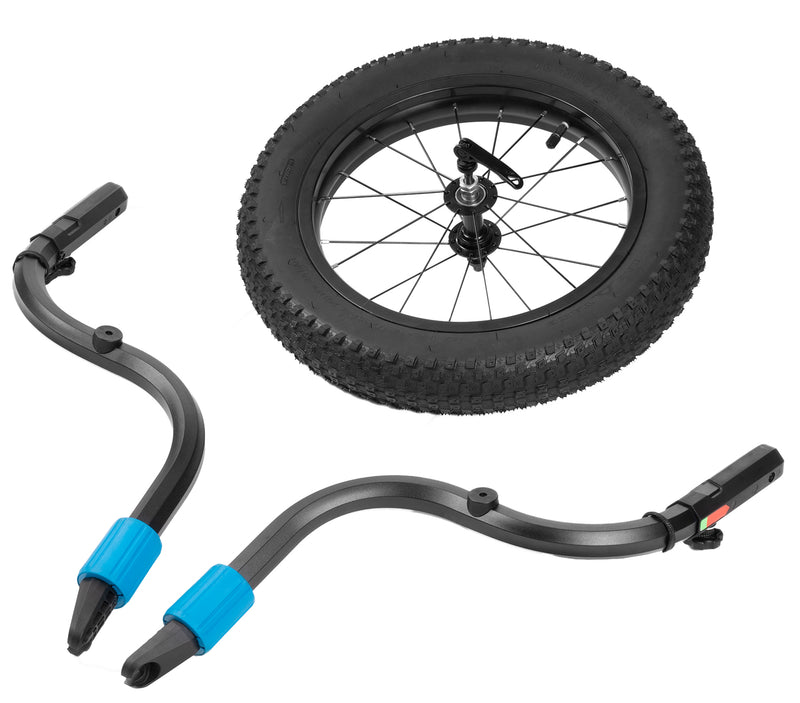 Afbeelding laden in galerijviewer, Cube fat wheel jogger kit for double bike trailer
