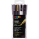 Lakmarker posca pc-3m kleurenassortiment 4 stuks