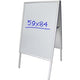 Stoepbord viking a1 zilver