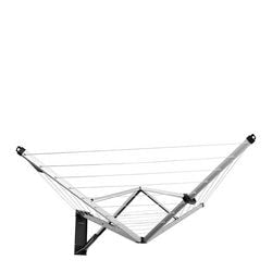 Brabantia wanddroogmolen wallfix grijs 25mtr