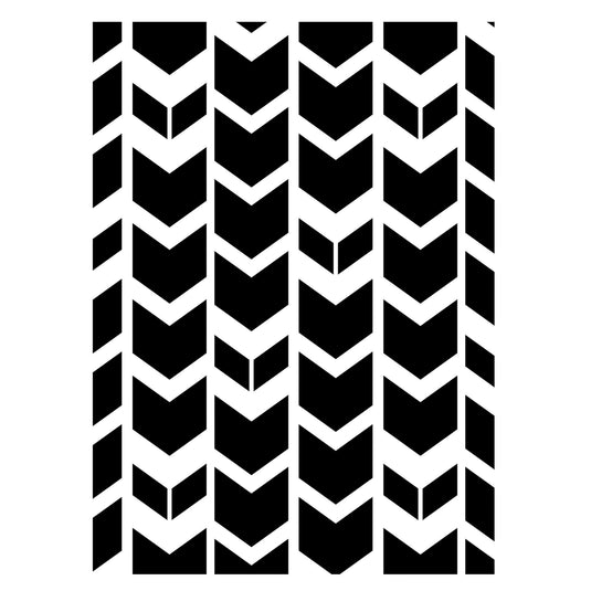 Darice • embossing sjabloon tribal chevron