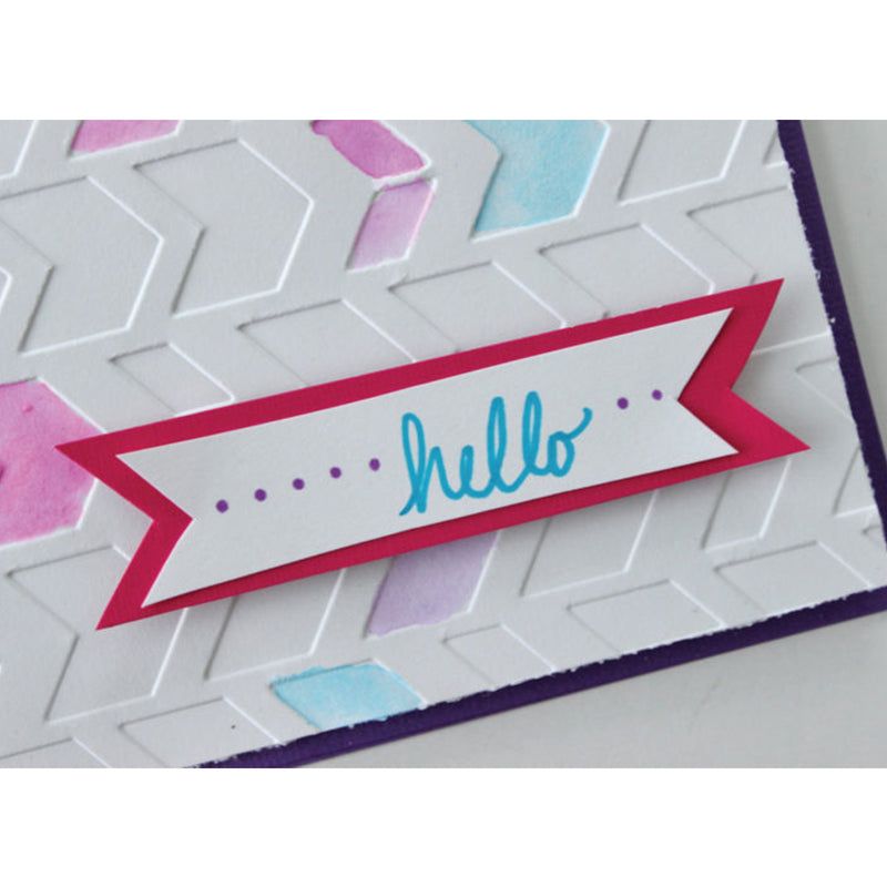 Afbeelding laden in galerijviewer, Darice • embossing sjabloon tribal chevron
