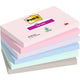 Post-it memoblok 3m 655-6ss super sticky 76x127mm soul 6 stuks