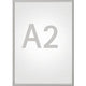 Maul standard klapbare wissellijst - a2 - zilver - aluminium - 1 stuk - 1.2 x 62.5 x 45 cm -