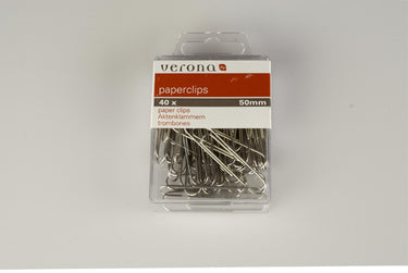 Verona doos à 30 paperclips gekleurd doos a 10