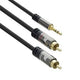 Audio-verbindingskabel act zwart ac3605