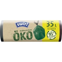 Vuilniszakken swirl 35l groen
