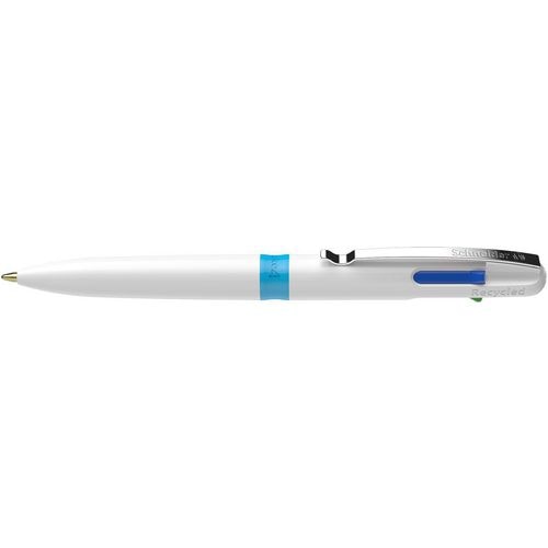 Schneider 138049 balpen zwart, rood, blauw, groen medium