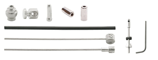 Sturmeyarcher cordo cable set kabelset trommelrem zwart 170cm 225cm sturmey archer compleet