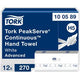 Handdoek tork h5 advanced wit