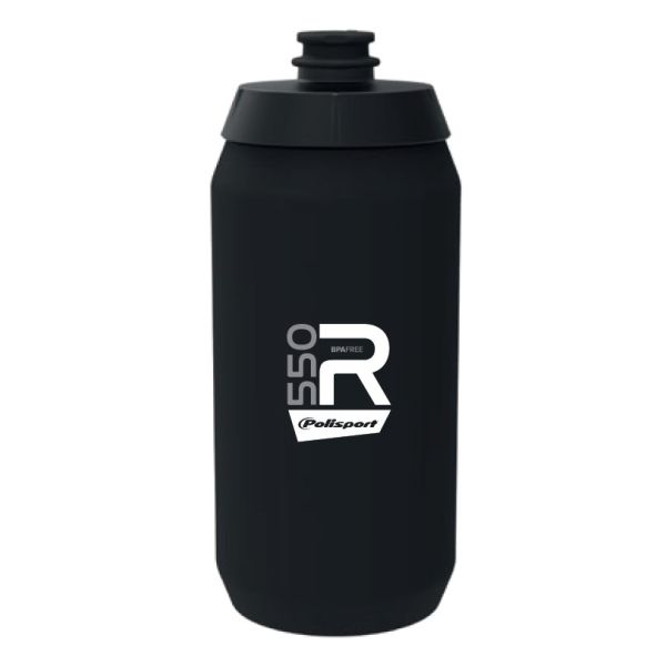 Afbeelding laden in galerijviewer, Polisport bidon rs550 lichtgewicht - 550 ml - zwart
