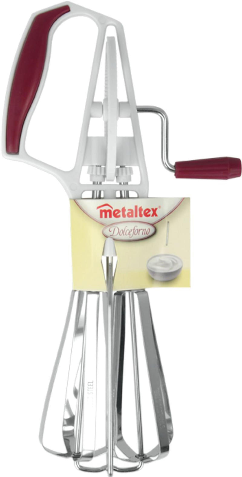 Afbeelding laden in galerijviewer, Metaltex dolceforno mechanische dubbele mixer
